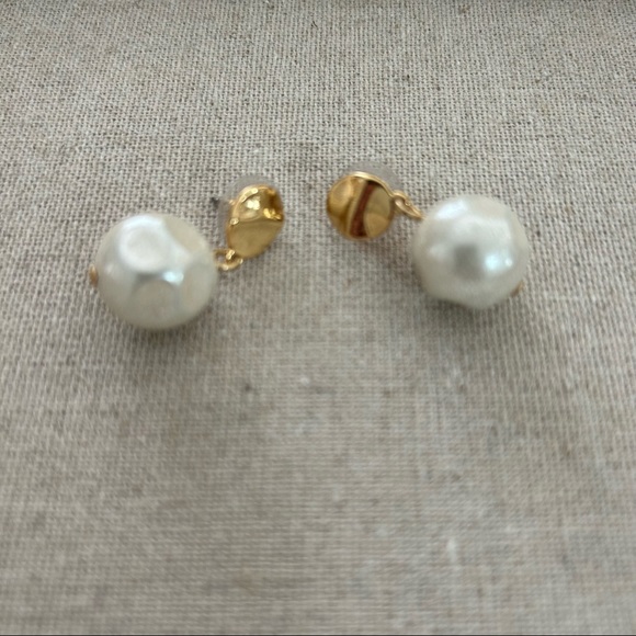 Lot of 6 pairs of earrings: J. Crew, Stella & Dot, Sterling Silver - Picture 5 of 7